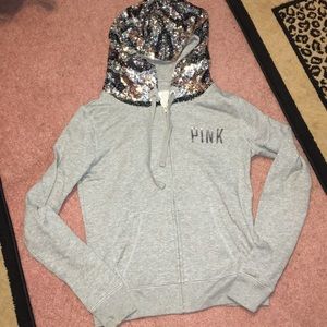 VS pink zip up